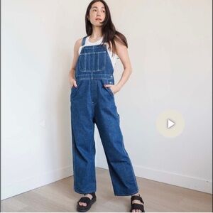 Lisa Says Gah Blue Lucy Denim Overalls/Jumpsuit